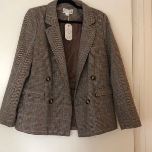Loveriche Plaid blazer
